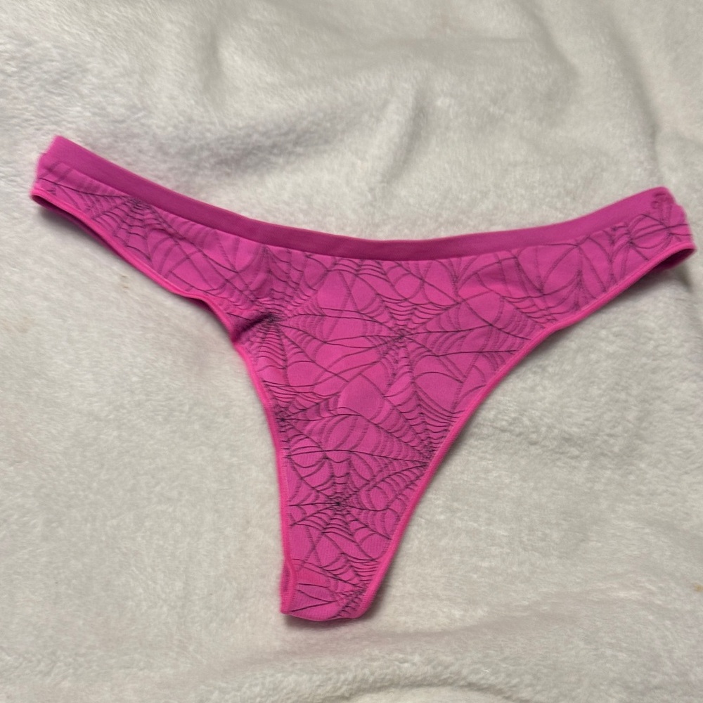Victoria's Secret Pink Spiderweb Thong Panty